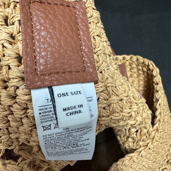 Banana Republic Raffia and Leather Tote - Picture 8 of 13